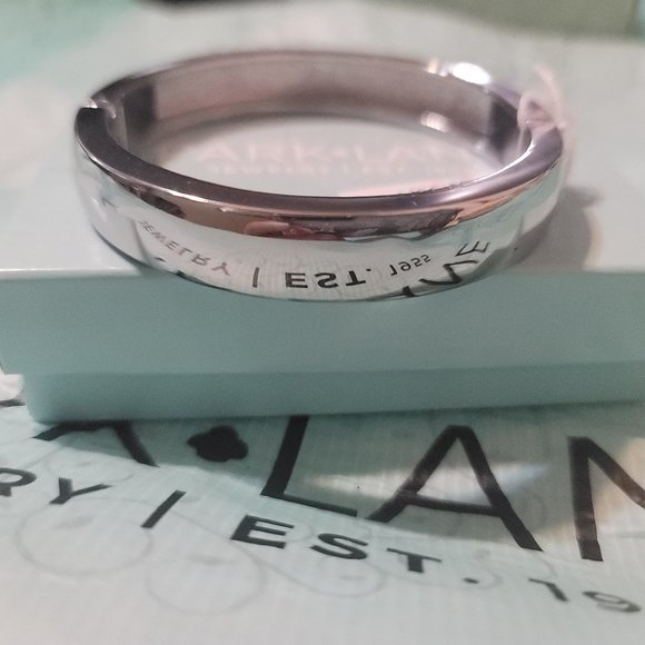 Silver Bangle Bracelet - Picture 1 of 2